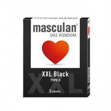 Masculan Xxl Black Condoms