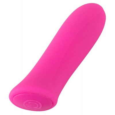 Rechargeable mini silicone vibrator with 7 powerful vibration