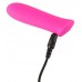 Rechargeable mini silicone vibrator with 7 powerful vibration