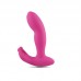 Silicone vibrator for clitoris and g spot erection 