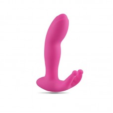 Silicone vibrator for clitoris and g spot erection 