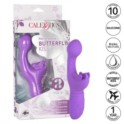 Butterfly Kiss Rechargeable vibrator Purple