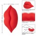 Mini vibrator red silicone silky lips 