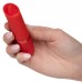 Flickering action red silicone vibrator 