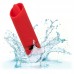 Flickering action red silicone vibrator 