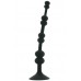 Black perles aspire anal plug silicone 