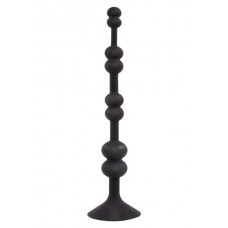 Black perles aspire anal plug silicone 