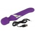 Magic Wand & Pearl Vibrator silicone purple