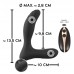 Remote Control Prostate Butt Plug with Vibration