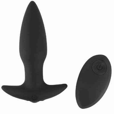 Remote controlled Butt Plug silicone vibrating 