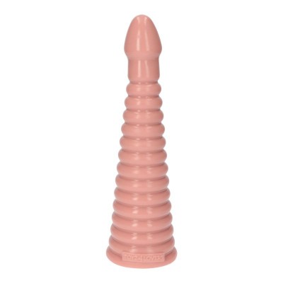 Pyramid shaped anal plug conical head 