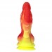 Monster dildo unique shape multicolor lava