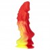 Monster dildo unique shape multicolor lava