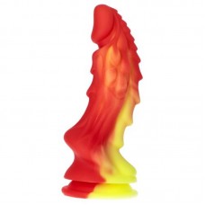 Monster dildo unique shape multicolor lava