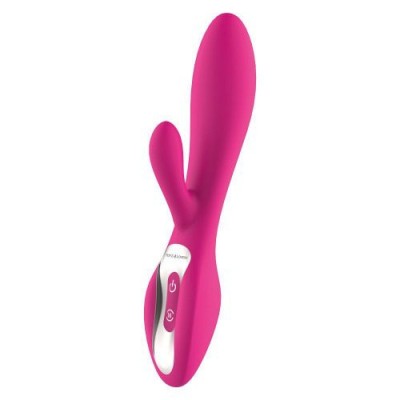 Powerful silent waterproof rechargeable silicone rabbit 