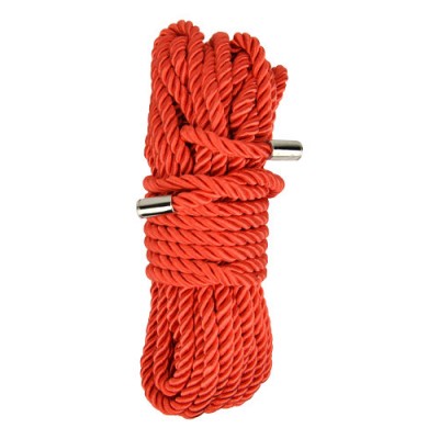 Silky Bondage Rope 10m Red