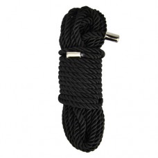Silky Bondage Rope 10m Black