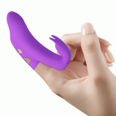 Vibrating finger sleeve silicone
