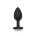 Diamond small silicone anal butt plug 