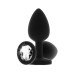 Diamond small silicone anal butt plug 