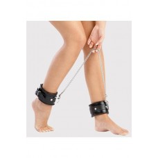 Leather ankle cuffs