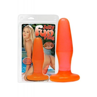 Orange butt plug jelly