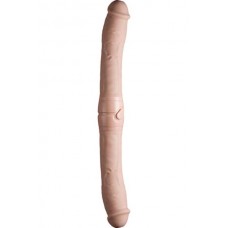 Double head flesh silicone vibrator