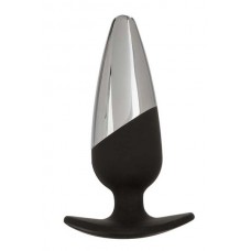 Anal butt plug medium metal and silicone