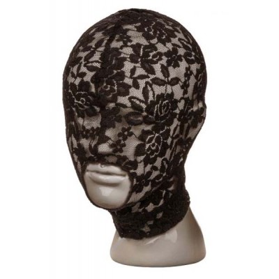 Elastic lace hood open mouth