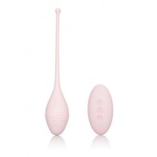 Vibrating Remote Silicone Pink Kegel ball