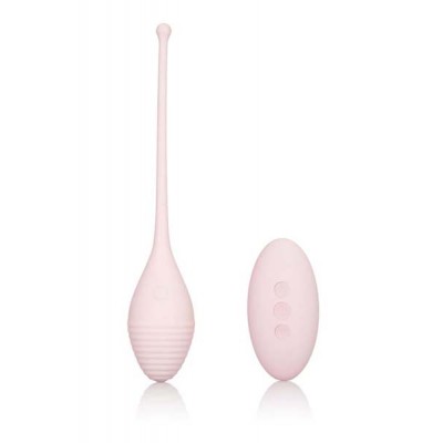 Vibrating Remote Silicone Pink Kegel ball