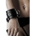 Leather Handcuffs and legcuffs with cross