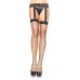 fence net garter belt stocking