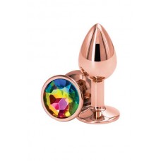 Small Rose Gold metal jewelry butt plug