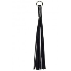 Black Leather small whip 25 cm