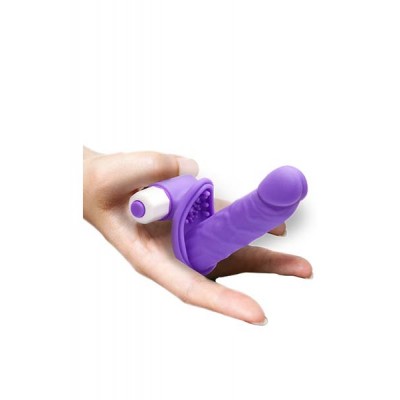Vibrating finger sleeve silicone