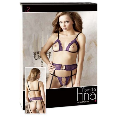 Purple lace sexy lingerie