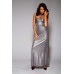 Silver long dress