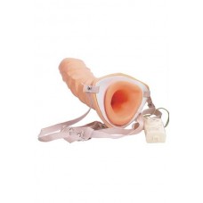 Strap on vibrator hollow extender