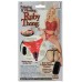 Pulsating & vibrating ruby thong-