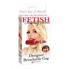 Breathable gag red