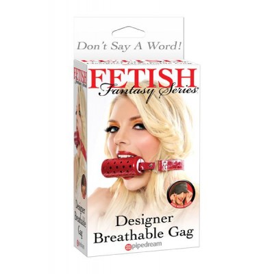 Breathable gag red1