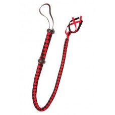 Master whip red/black