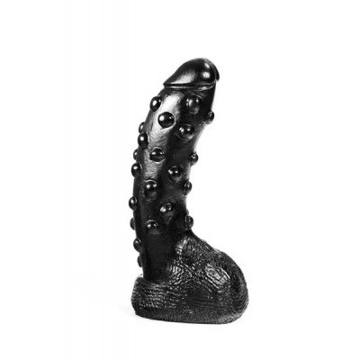 Black Dildo With Big Dots