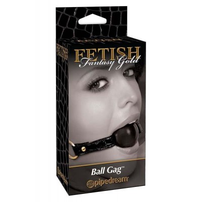 Gold ball gag