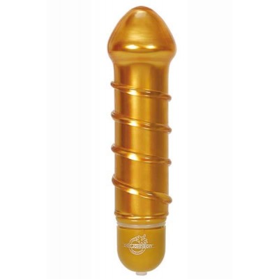 Glass love vibrator gold