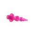 Ripple anal vibrator pink