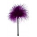 Purple set silicone vibrator vaginal balls feather