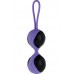 Purple set silicone vibrator vaginal balls feather