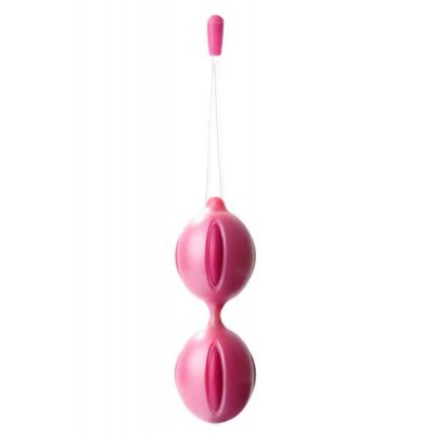 Vaginal vibrating balls pink